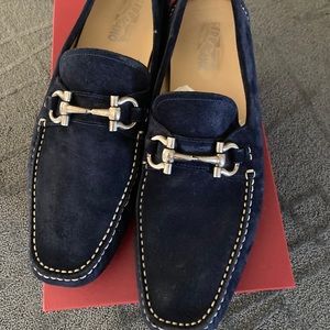 Salvatore Ferragamo suede drivers